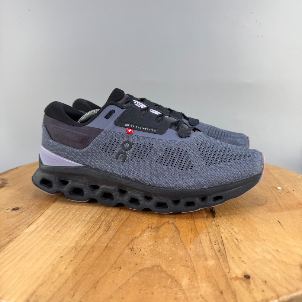 On Cloudstratus 3 Women's Size 8.5 Running Shoes Metal Wisteria CloudTec Sneaker